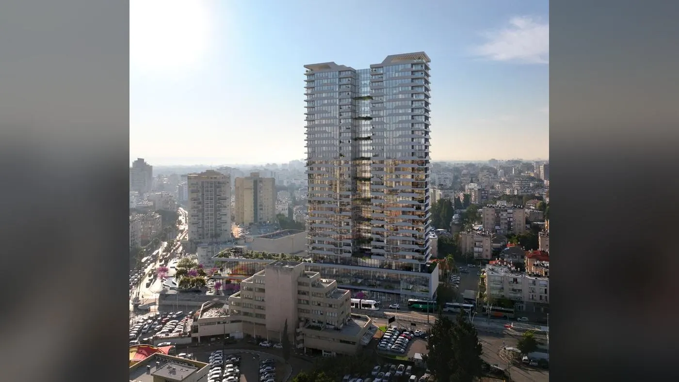 הדמיית מגדל המגורים באורלוב 90–104, פתח תקווה