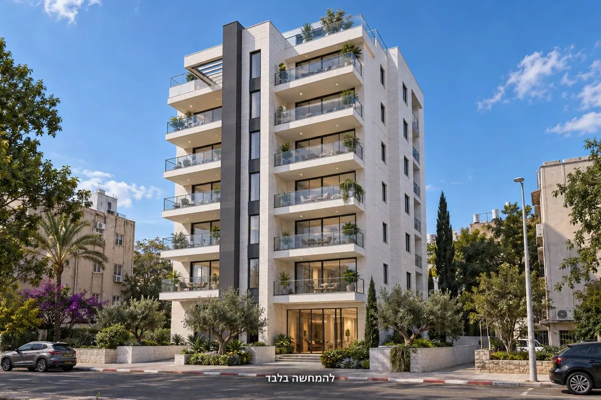 הדמיית בניין המגורים בהצפירה 5, בת ים